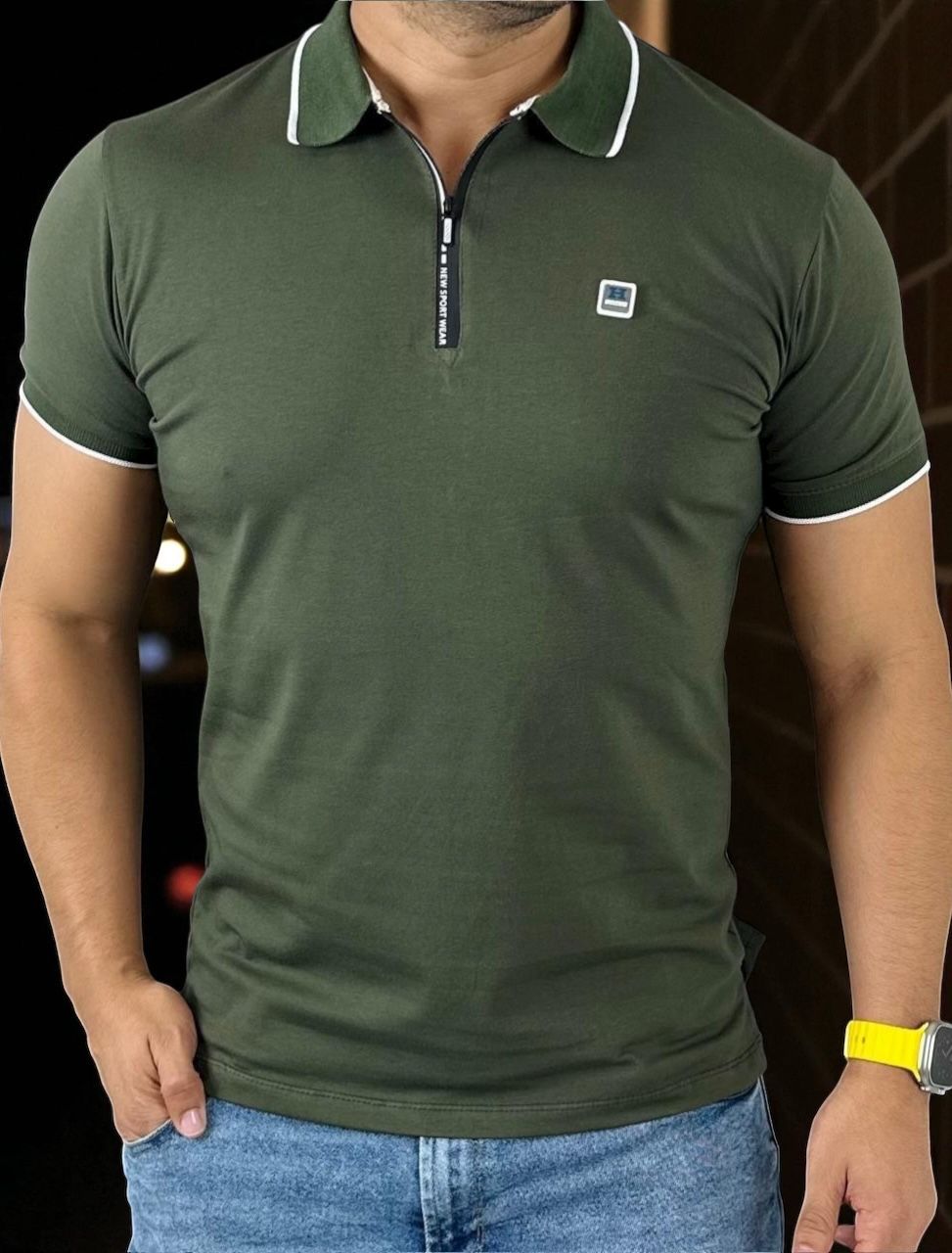Camiseta tipo polo premium