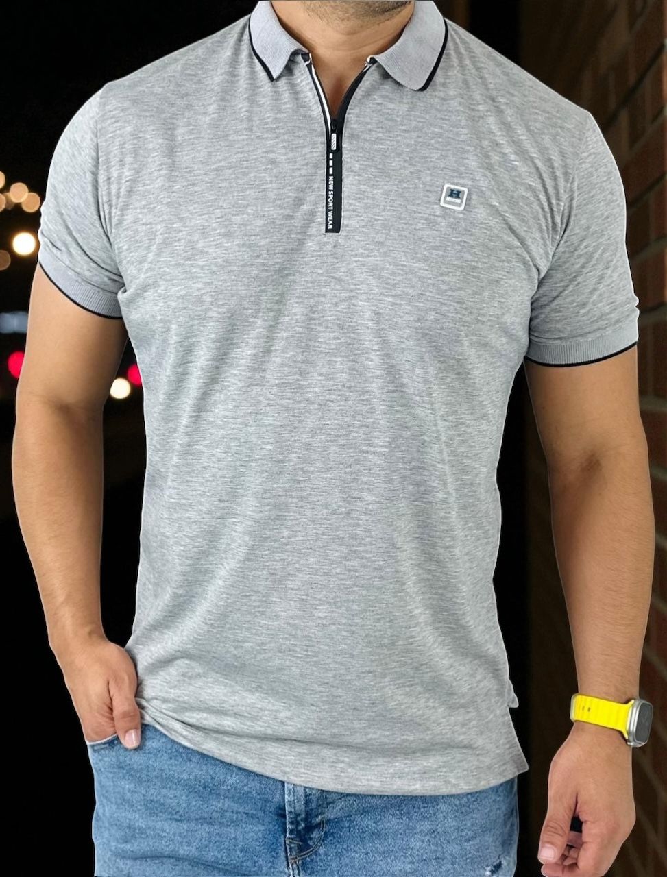 Camiseta tipo polo premium