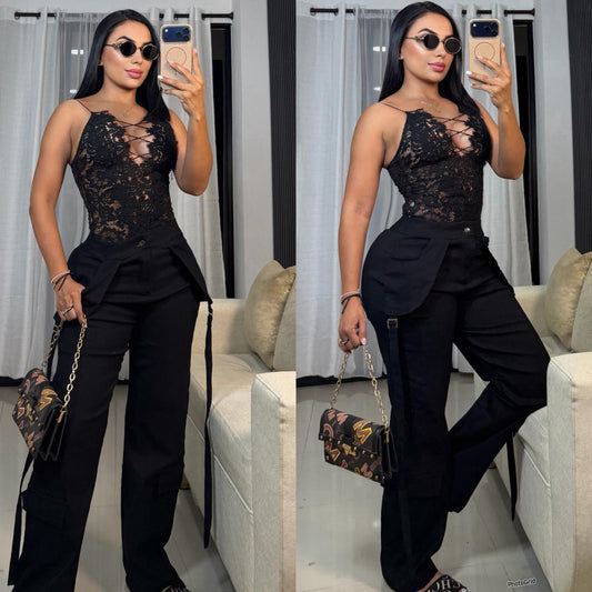 Pantalón en tela dril